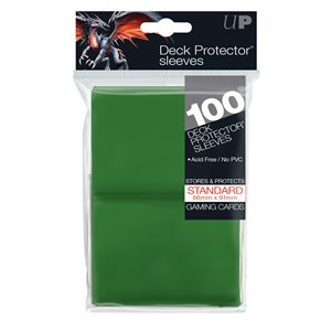 Sleeves: PRO-Gloss Deck Protector: Standard Size: Green (100ct)