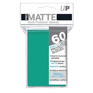 Sleeves: PRO-Matte Deck Protector: Japanese Size: Aqua (60ct)