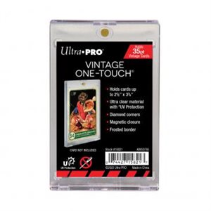 Card Storage: UV One-Touch Magnetic Holder: 35PT Standard Size: Clear