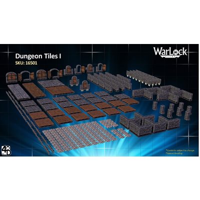 Dungeons & Dragons: WarLock Tiles: Dungeon Tiles I