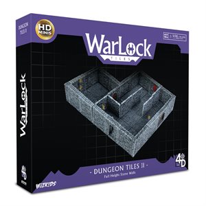 Dungeons & Dragons: WarLock Tiles Dungeon Tiles II - Full Height Stone Walls
