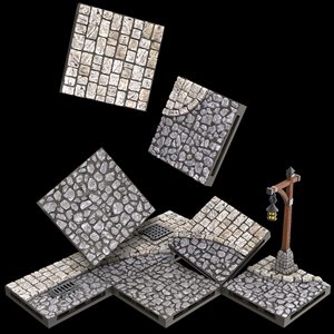 Dungeons & Dragons: Warlock Tiles Town & Village - Town Square