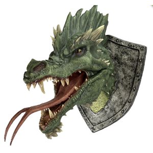 D&D Replicas of the Realms: Green Dragon Trophy Plaque ^ FEB 2024