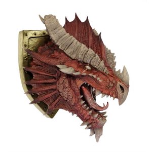 D&D Replicas of the Realms: Limited Edition 50th Anniversary: Ancient Red Dragon Trophy Plaque ^ OCT