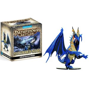 Pathfinder Battles Minis: Shattered Star - Gargantuan Blue Dragon