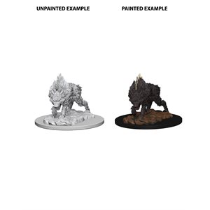 Pathfinder Deep Cuts Unpainted Miniatures: Wave 4: Dire Wolf