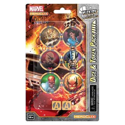 Marvel HeroClix: Avengers Forever: Ghost Rider: Dice & Token Pack