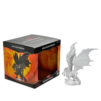 D&D Nolzur's Marvelous Unpainted Miniatures: Adult Black Dragon