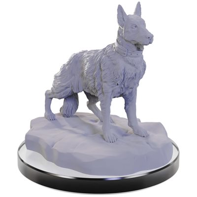 WizKids Deep Cuts Unpainted Miniatures: Wave 22: Dog Companions