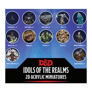 D&D Minis: Idols of the Realms 2D Miniatures: Boneyard Set 1 ^ MAR 2022