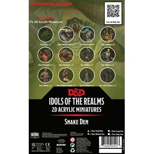 D&D Idols of the Realms: Scales & Tails: Snake Den 2D Set ^ MAR 2023