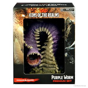 D&D Icons of the Realms: Fangs and Talons: Set 15: Purple Worm Premium Set