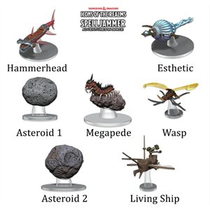 D&D Icons of the Realms: Ship Scale: Asteroid Encounters (Set 24) ^ OCT 2022