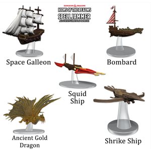 D&D Icons of the Realms: Ship Scale: Welcome to Wildspace (Set 24) ^ OCT 2022