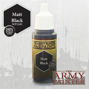 Warpaints: Acrylics: Air Matte Black (18ml)