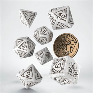Witcher Dice: Geralt the White Wolf (8pc) (No Amazon Sales)