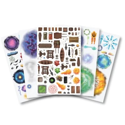 Fantasy Reusable Sticker Sheet