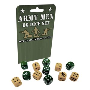 Army Men D6 Dice Set (No Amazon Sales)