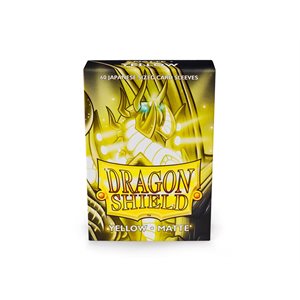Sleeves: Dragon Shield: Matte Japanese: Yellow (60)