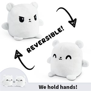 Plushmates: Reversible Polar Bear (Happy White+Angry White) (No Amazon Sales)