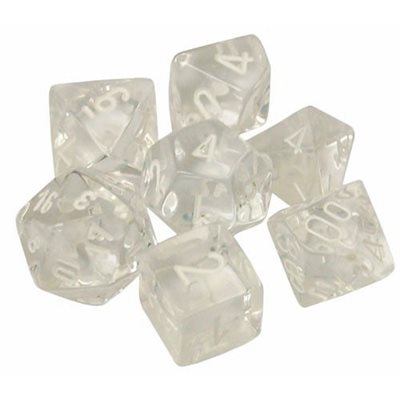 Translucent: 7pc Clear / White