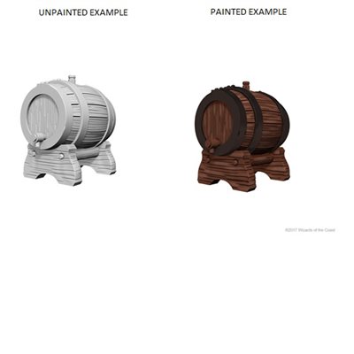 WizKids Deep Cuts Unpainted Miniatures: Wave 2: Keg Barrels