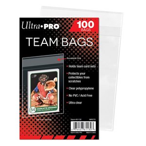 Sleeves: Team Bags Resealable: Clear (100ct)