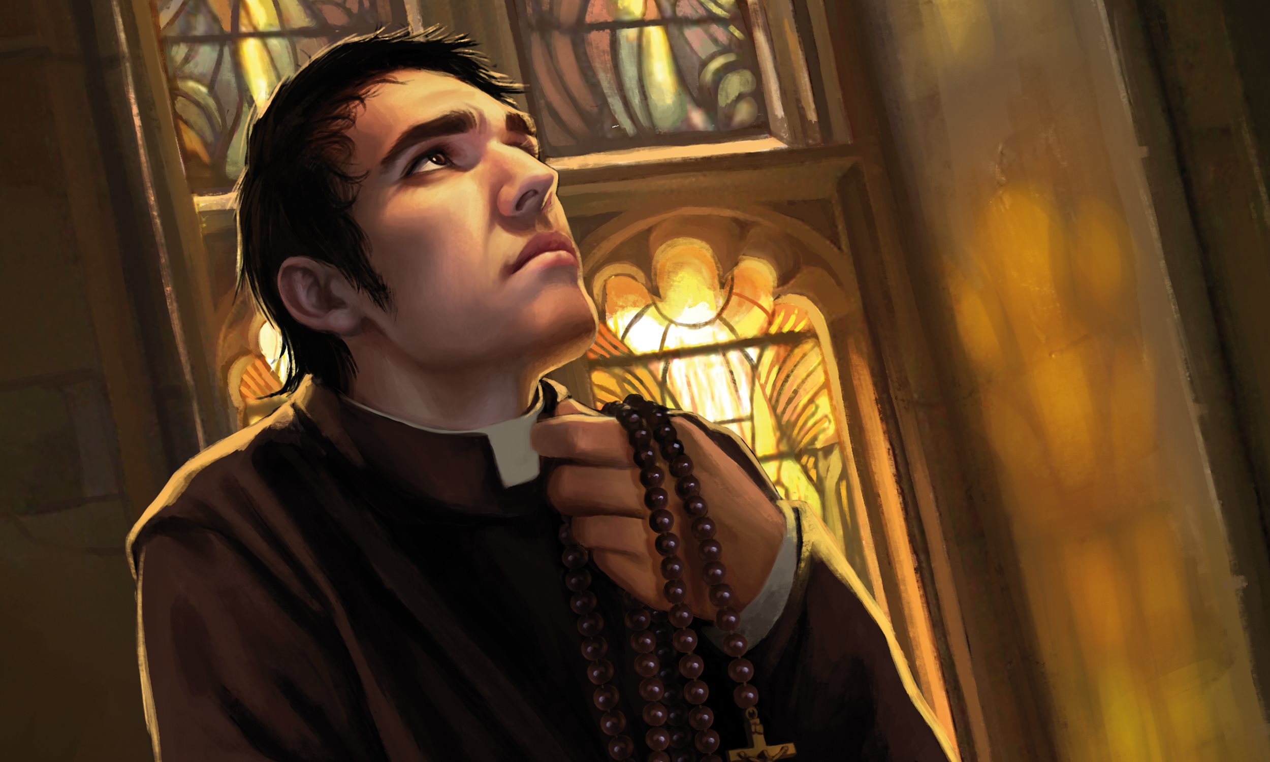 Aura of Faith - Announcing the Father Mateo Parallel Investigator for Arkham Horror: The Card Game