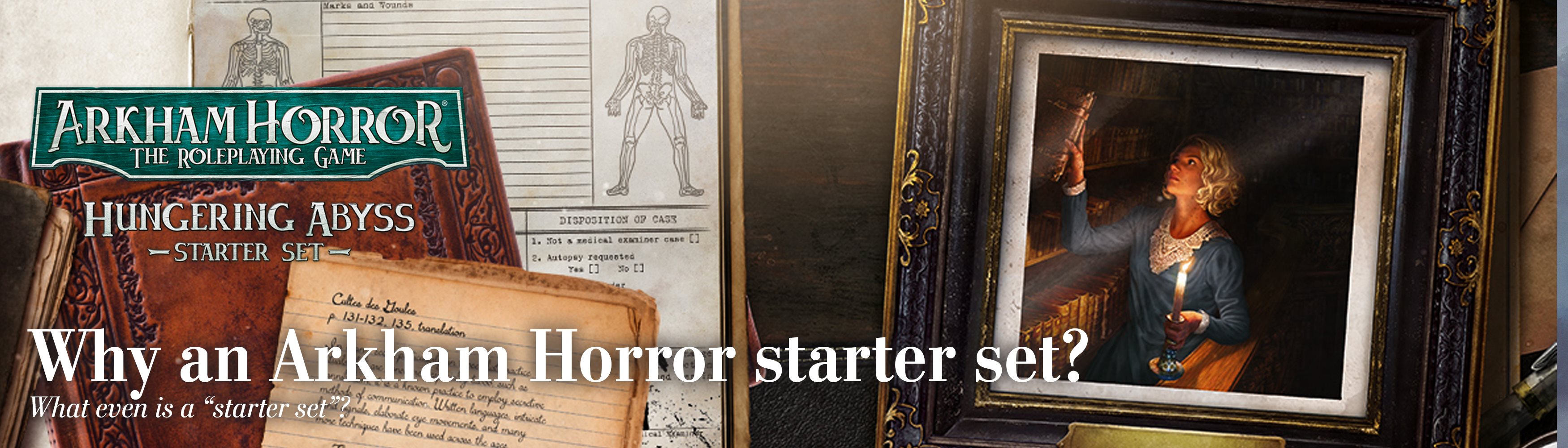 Why an Arkham Horror starter set? What even is a “starter set”?